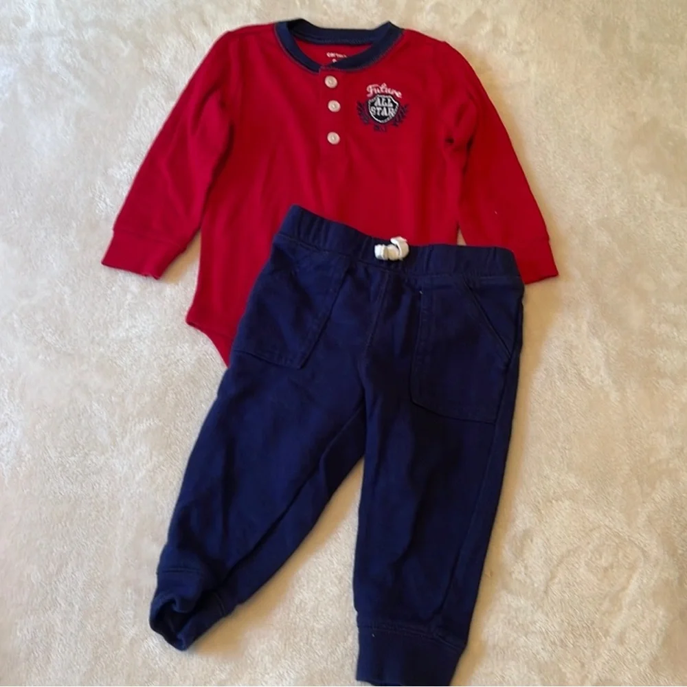 💚 Carters Outfits (7) Size 9 Months - Picture 7 of 8